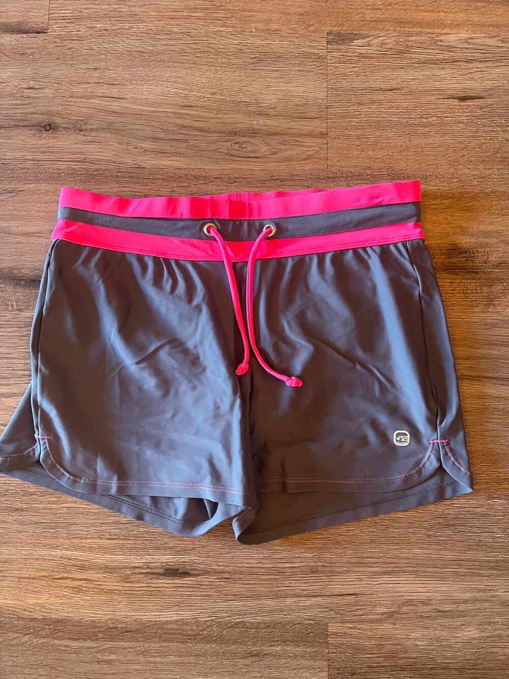 Free Country Gray Activewear Shorts Size Small